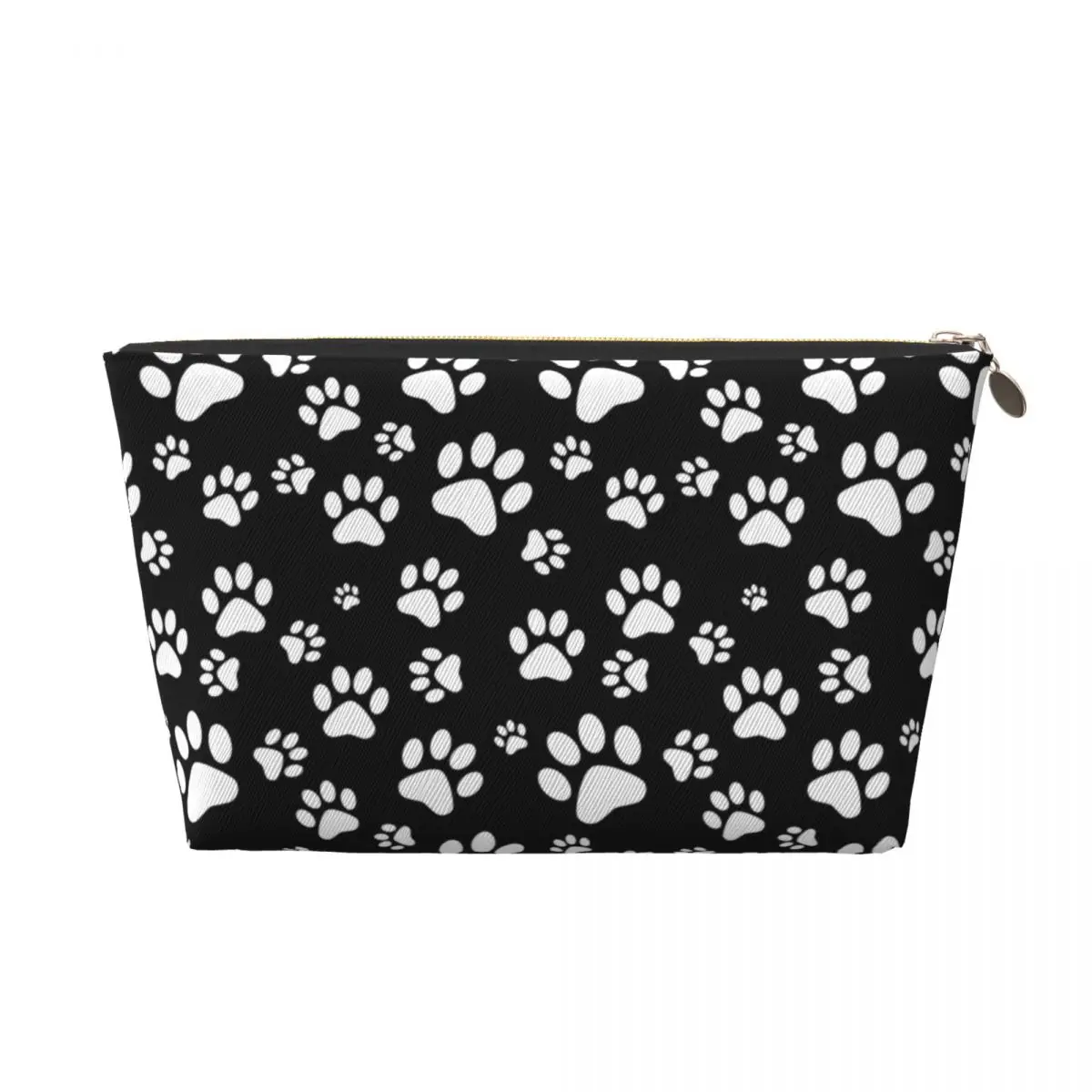 Custom Dog Paw Print Love Pattern Best Gift Travel Toiletry Bag Animal Footprint Cosmetic Makeup Bag Beauty Storage Dopp Kit