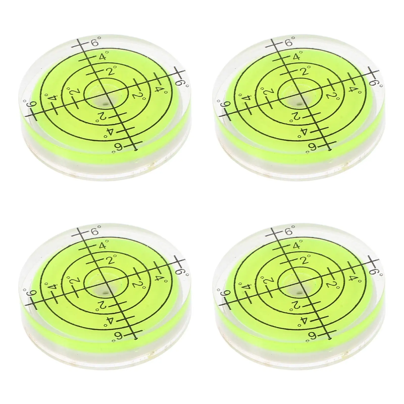 4 Pcs Mini Level for Picture Hanging Tiny Multifunction Bubble Levels Bubbles Campers Plastic Water