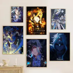 Dottore Genshin Impact Poster Paper Print Home Living Room Bedroom Entrance Bar Restaurant Cafe Art Painting Decoration