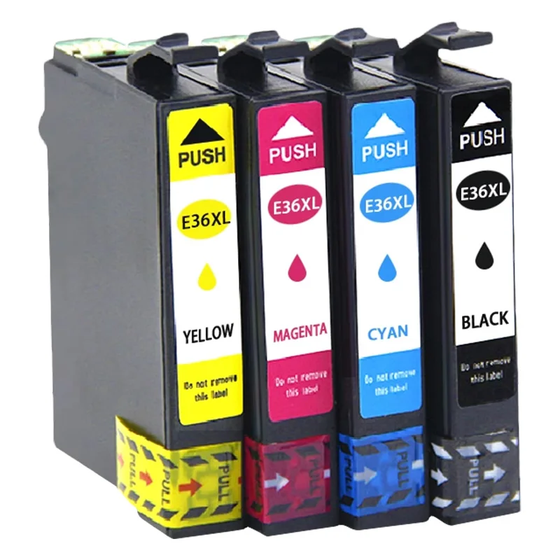 Совместимый картридж 36XL T3691 T3692 T3693 T3694 для струйного принтера EPSON XP-235a XP-332a XP-325a