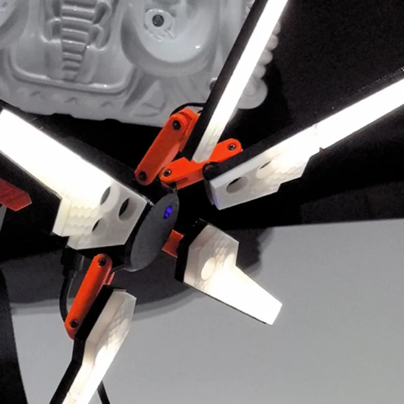 35 سنتيمتر لعبة الموت تجديل Odradek التضاريس الماسح الضوئي LED الجدول مصباح كوجيما الموت تجديل مكتب ديكورا الحرف عيد ميلاد تأثيري هدية