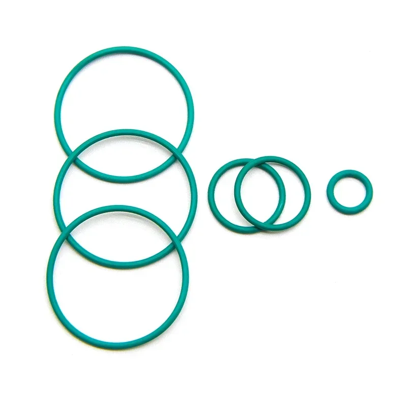 10pcs FKM O Ring Sealing Gasket CS 1/2/3.1/4mm OD 5-70mm Insulation Oil High Temperature Resistance Fluorine Rubber FKM O-Ring