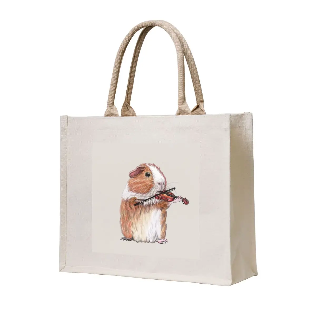 

Guinea pig violin player Tote Bag tote bag canvas tote bags shopper bags female bag