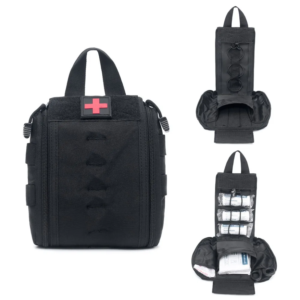 Taktische Molle EDC Medizintasche Erste-Hilfe-Set Notfall-Outdoor-Camping-Wandern Überlebens-IFAK Jagdzubehör Organizer – Detail 1