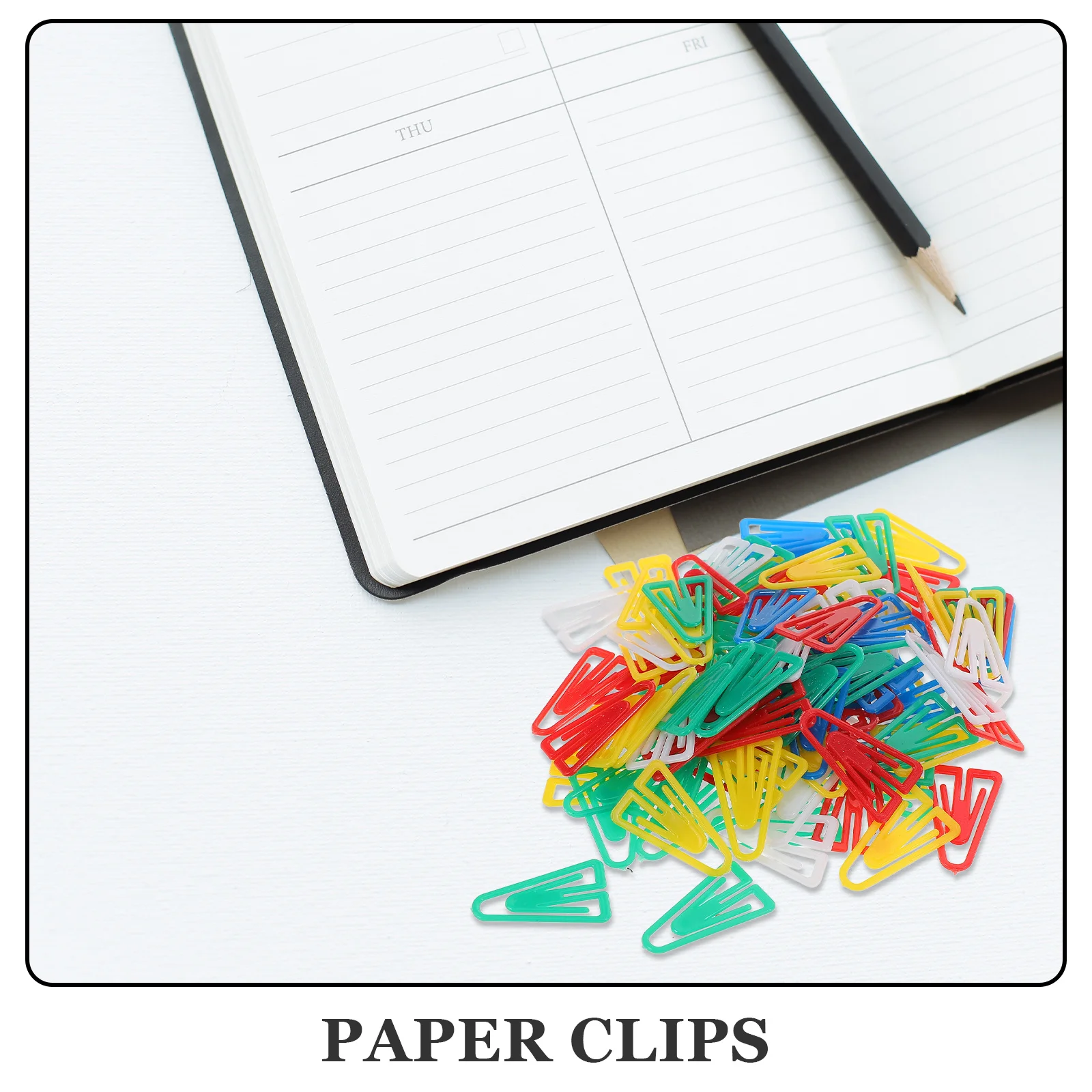 100Pcs Colored Paper Clips Mini Adorable Shapes for DIY Bookmarks Photo Albums Holders and Document Organization