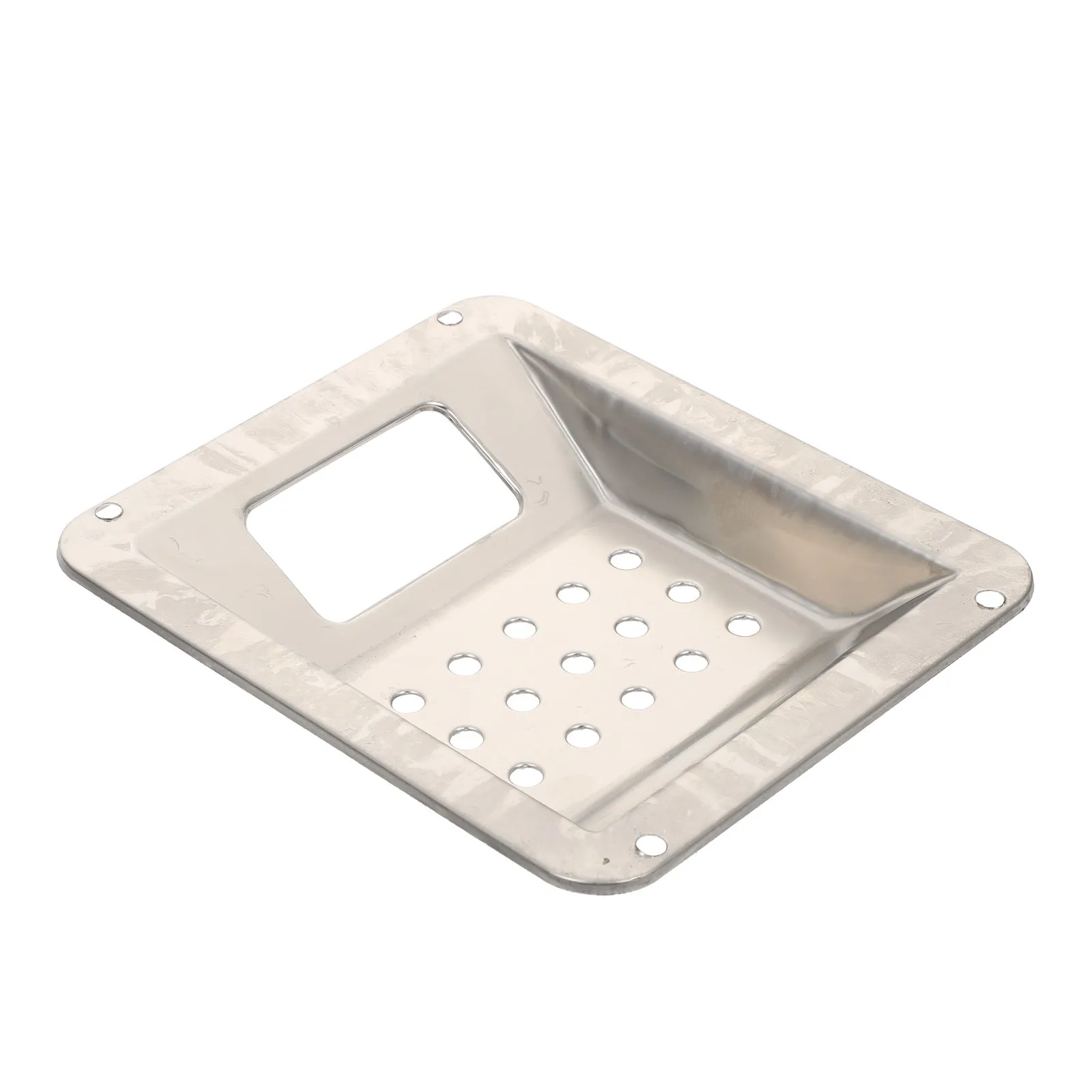 Stainless Steel Ashtray Honeycomb Design Fireproof Outdoor Trash Can Ash Container Waste Bin Metal Ashtray Accessory