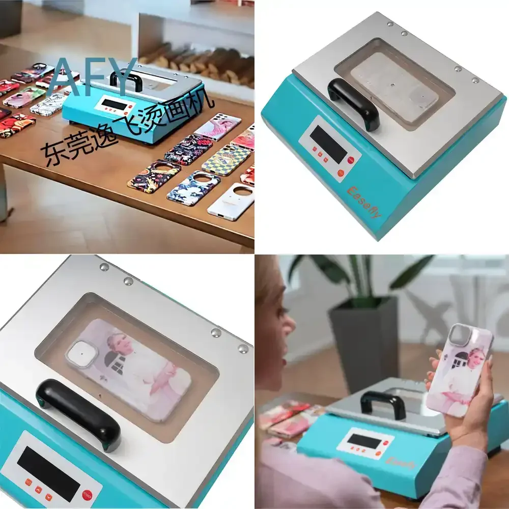 3D Heat Press Machine for Phone Cases for iPhone Samsung Huawei Xiaomi OPPO Vivo Realme OnePlus Google Pixel 3D Film Heat