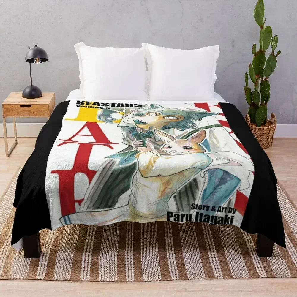 Beastars Anime Throw Blanket Cozy Sofa Blanket for TV Watching Napping