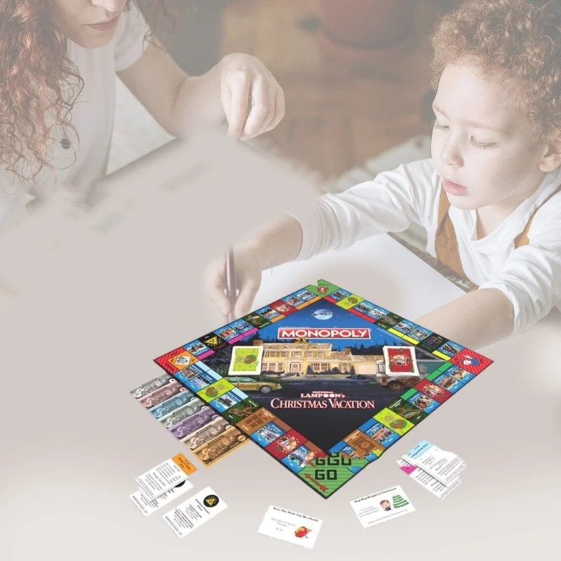 Juego con temática navideña para reuniones familiares, accesorios divertidos para fiestas nocturnas, juego escritorio