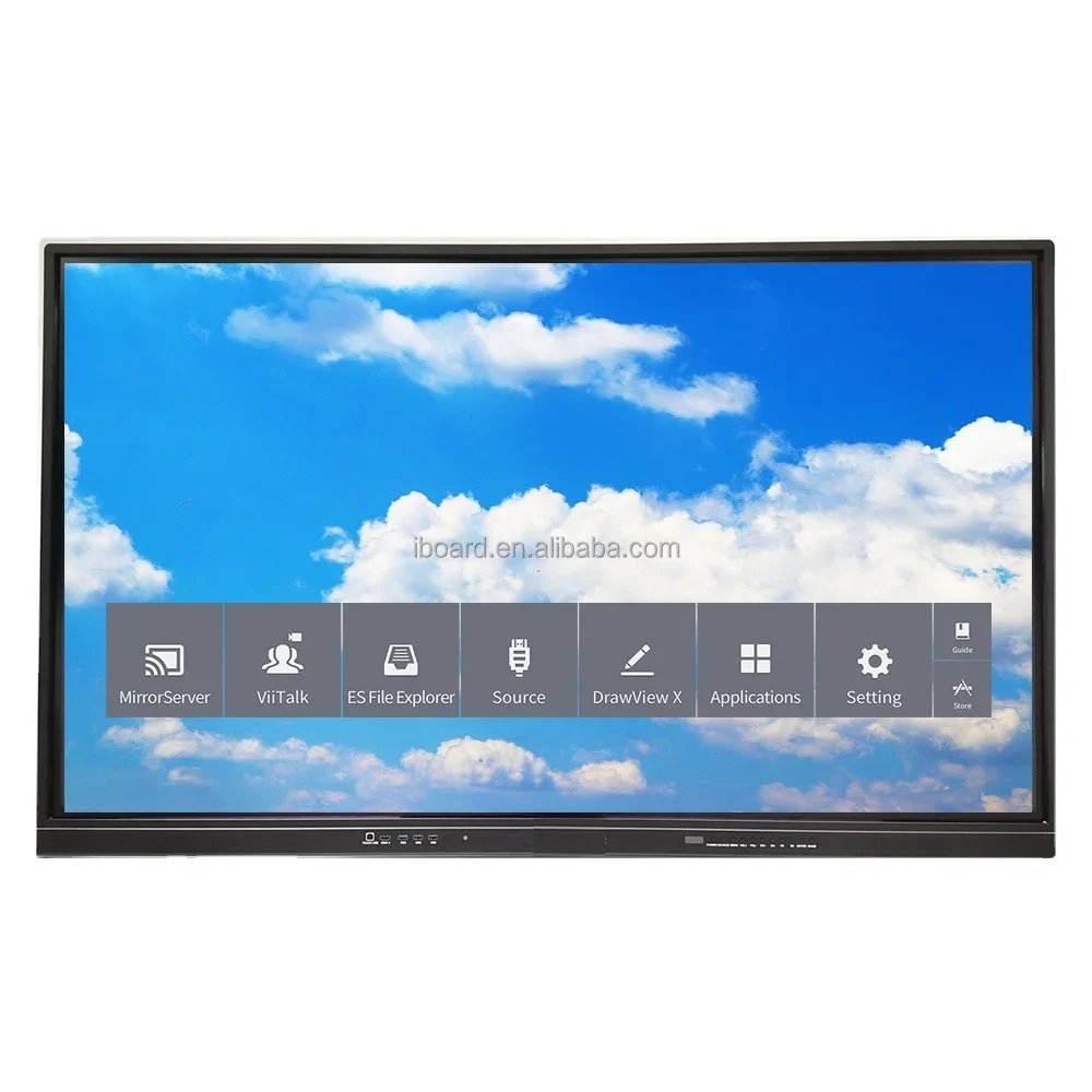 All In One Computer Smart Class Interactive TV Touch Screen Whiteboard Lcd LED Display Electronic Big Touch Screen Board