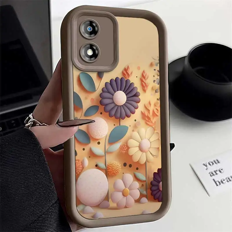 E13 Playful Garden Sky Eye Ladder Phone Case For Motorola Moto E13 Cover