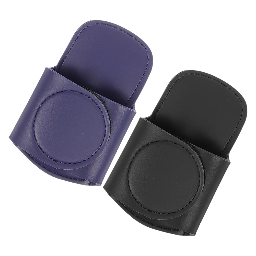 2 pcs Stethoscope Case Holder PU Storage Pocket Clip for Doctor Nurse Lightweight Medical Teaching Tool Portable