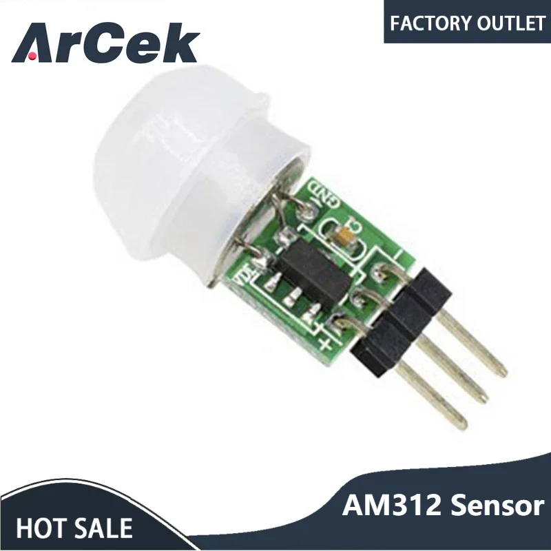 

AM312 Sensor Mini IR Pyroelectric Infrared PIR Motion Human Sensor Automatic Detector Module Board