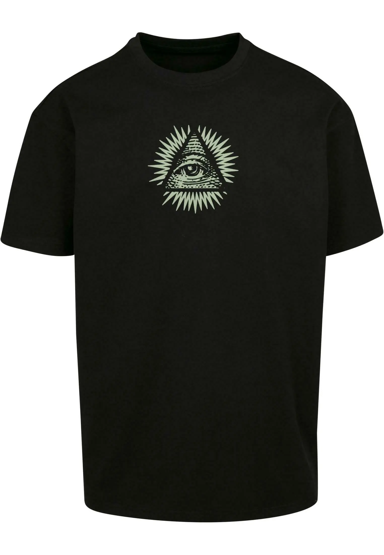 

Triangular Eye Graphic Printing Summer Luxury Brand Pure Cotton Men's and Women's T-shirt Short Sleeve Street Fashion Trend