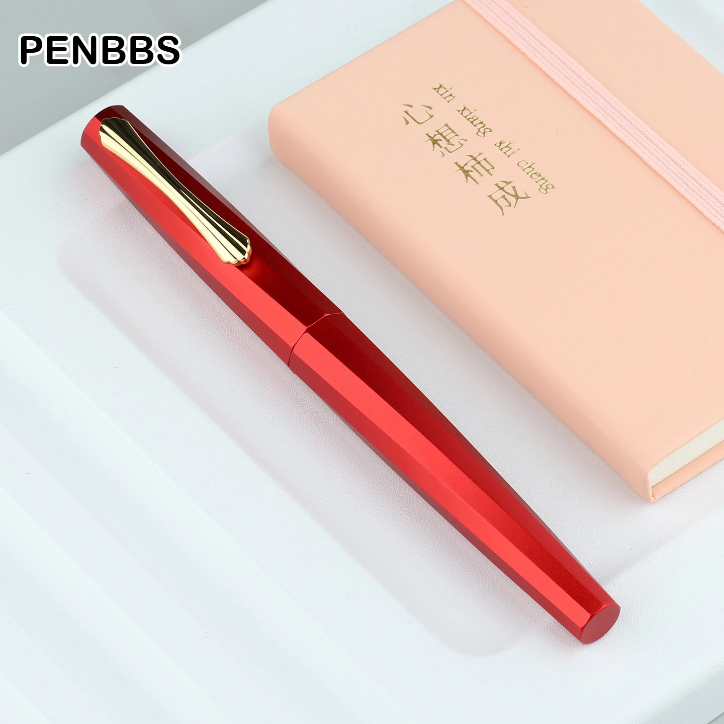 PENBBS 550 Fountain Pen Lightweight Aluminum Metal Blade / Round Nib Pen Writing Shool Supplies PK JINHAO MAJOHN Stationery