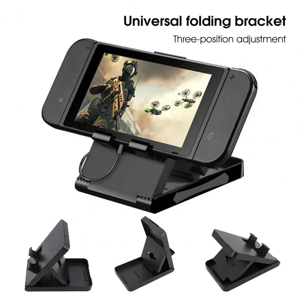 Game Console Support Reliable Durable Gaming Console Bracket Folding Easy Carry Game Console Stand