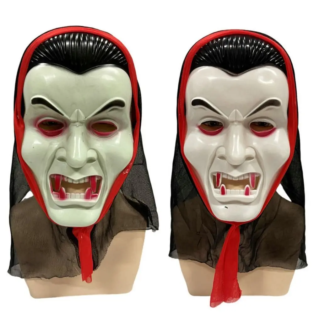 

Costume Props Yellow Face Priest Mask High Quality Eye Mask One-eyed Bleeding Ghost Head Mask Headwear Plastic Halloween Mask
