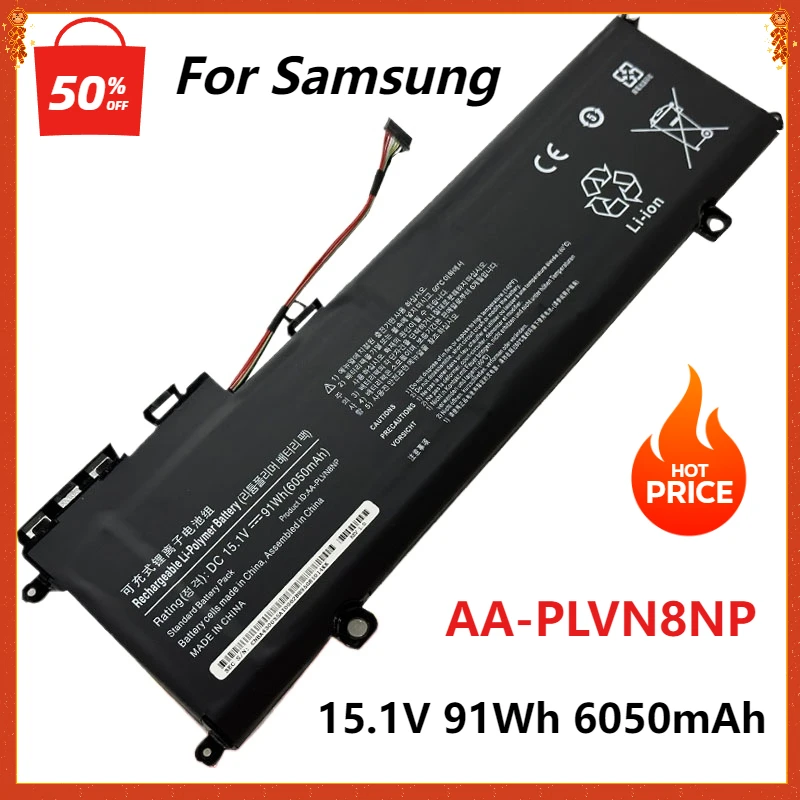 

AA-PLVN8NP Laptop Battery For Samsung ATIV Book 8 Touch 780Z5E 780Z5E-S01 NP780Z5E 870Z5G NP870Z5G 870Z5E NP780Z5E-TO2UK 91WH