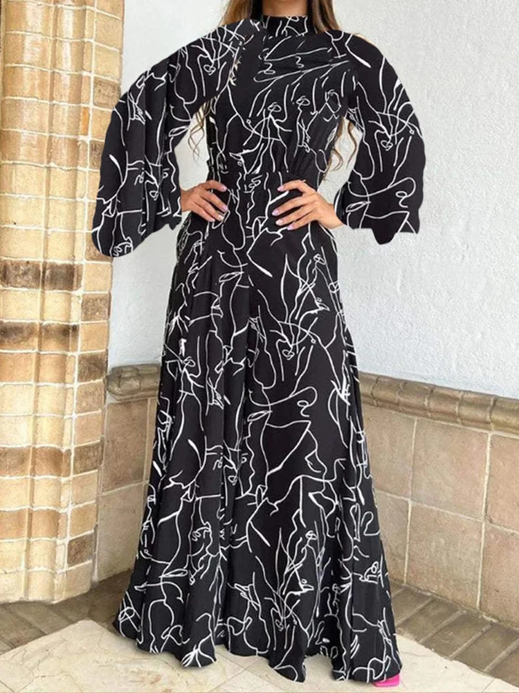 TRAF Autumn Fashion Back Zipper Jumpsuit Women\'s Casual Long Sleeve Tie Knot Strap Jumpsuits Loose Wide Leg Pants Streetwear