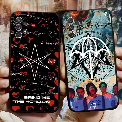 Bring Me The Horizons Phone Case for Samsung Galaxy S24 S23 S22 S20 S21 Ultra Fe Plus M54 A34 A54 A24 A52 A53 Coque