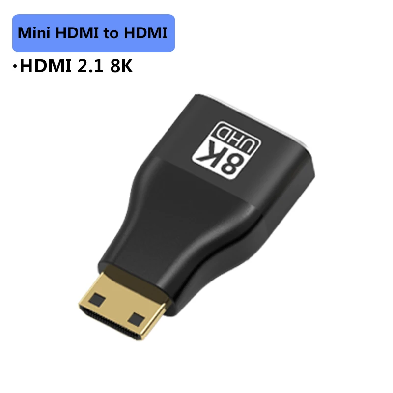 8K HDMI 2.1 Adapter 90 270 Graden Haakse Man-vrouw Converter HDMI Kabel Uitbreiding Connector Voor TV laptop PC Monitor
