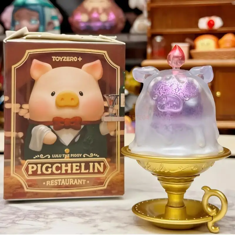 

Genuine LuLu The Piggy Pigchelin Restaurant Series Blind Box Collection Tabletop Decoration Toys Surprise Mystery Box Xmas Gifts