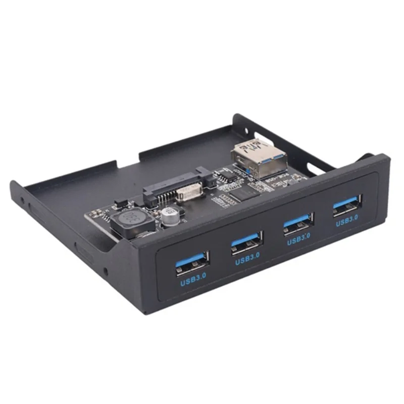Exquisite-2X PCI-E To USB3.0 PC Front Panel USB Expansion Card PCIE USB Adapter 3.5 Inch Floppy Front Panel Bracket PCI-E X1 Ris
