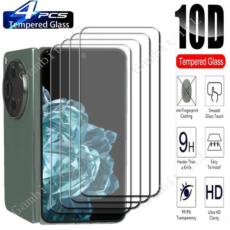 4PCS Für OnePlus Öffnen 7,82 "Bildschirm Schutz Gehärtetes Glas AUF 1 + Öffnen Apex OPPO Finden N3 OPPOFindN3 FindenN3 Schutz Abdeckung Film – Detail 1