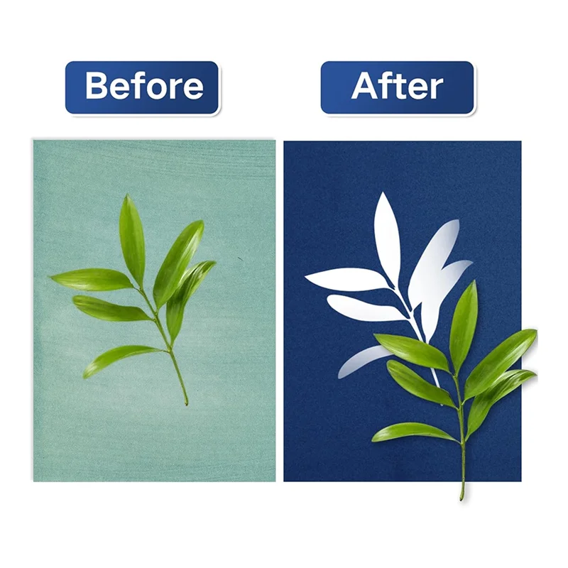 AB35-32 ورقة Cyanotype ورقة الشمس طباعة ورقة كيت ، لطباعة الشمس ورقة حساسة للشمس للأطفال البالغين الحرف اليدوية مشروع DIY