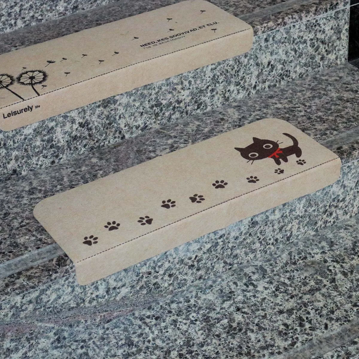 

Anti Slip Step Mat Stair Tread Carpet Soft PVC Polyester Noise Reduction Decor Home Non Solid Wood Easy Cut Wash Friendly Stair
