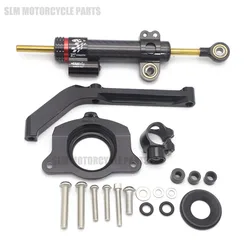 Motorcycle CNC Damper Steering StabilizerLinear Reversed Safety Control+Bracket For KAWASAKI Z1000 Z 1000 2014 - 2019 2016 2015