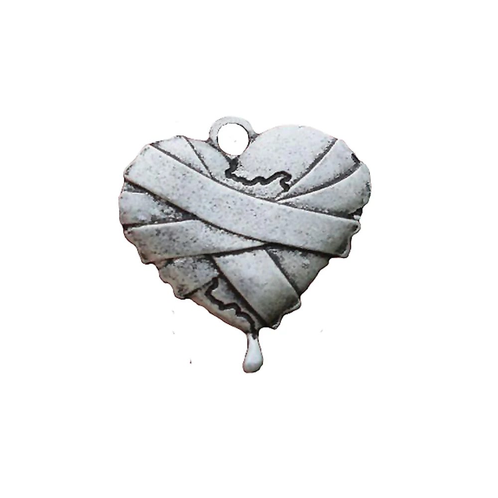 5pcs heart woman broken heart pendant charm  for women DIY Accessories