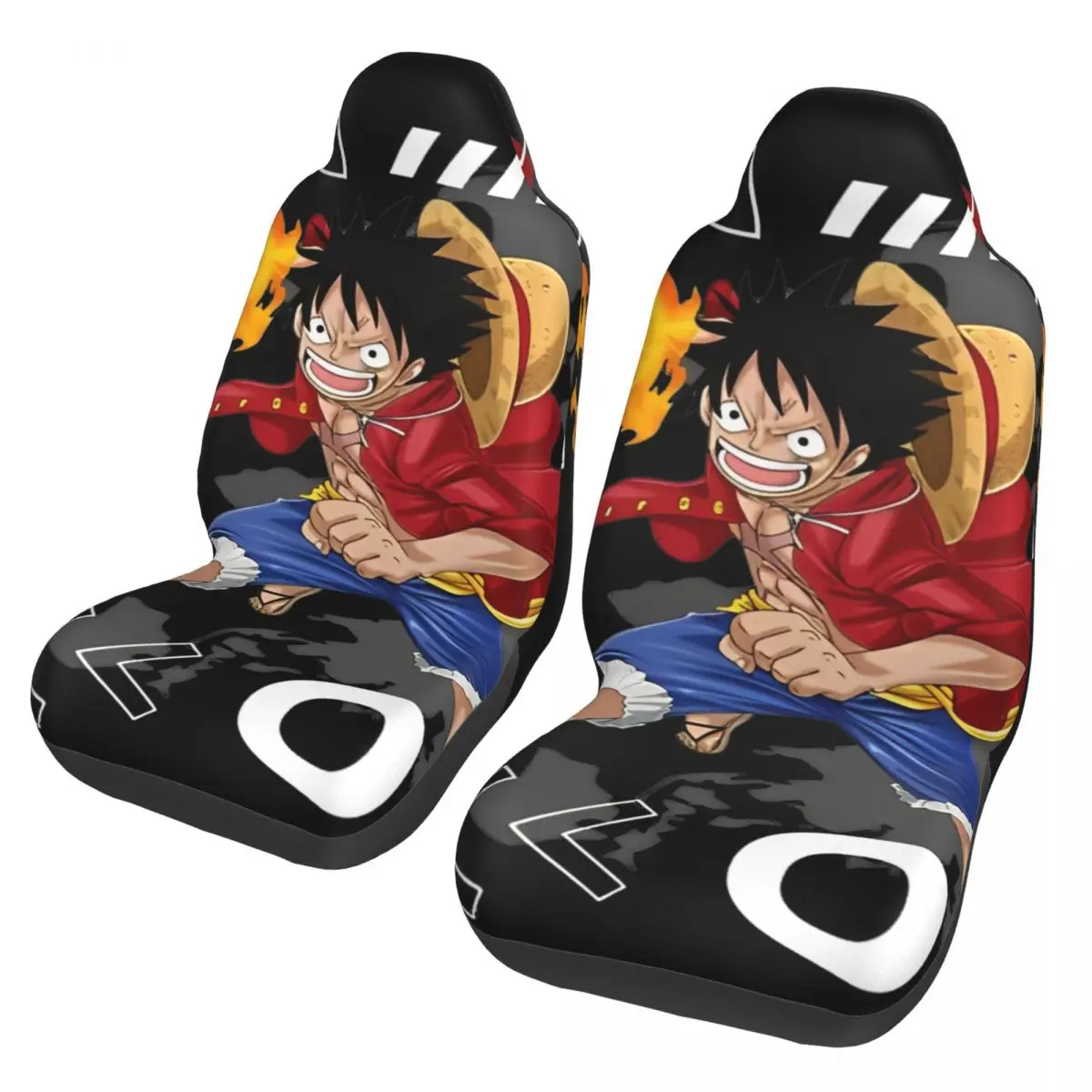

Anime Monkey Luffyy One Piece Japan Universal Car Seat Cover Waterproof Suitable For All Kinds Models Seat Covers Fabric Hunting