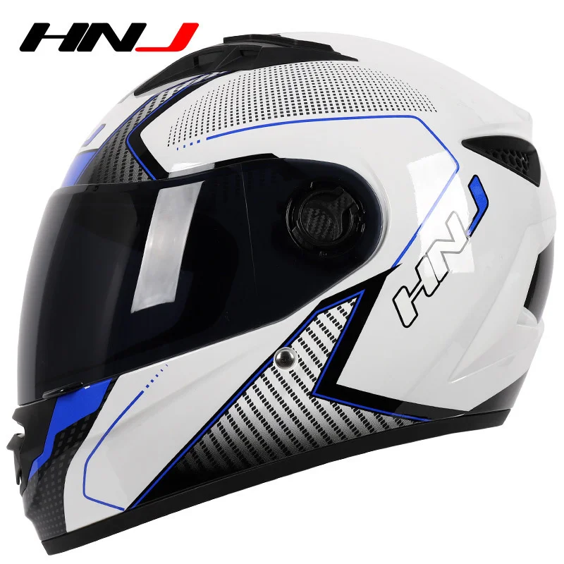 

2022 New HNJ summer Full Face Motorcycle Helmet Motocross Scooter Casque Hors Route Moto Casco Integral For Man