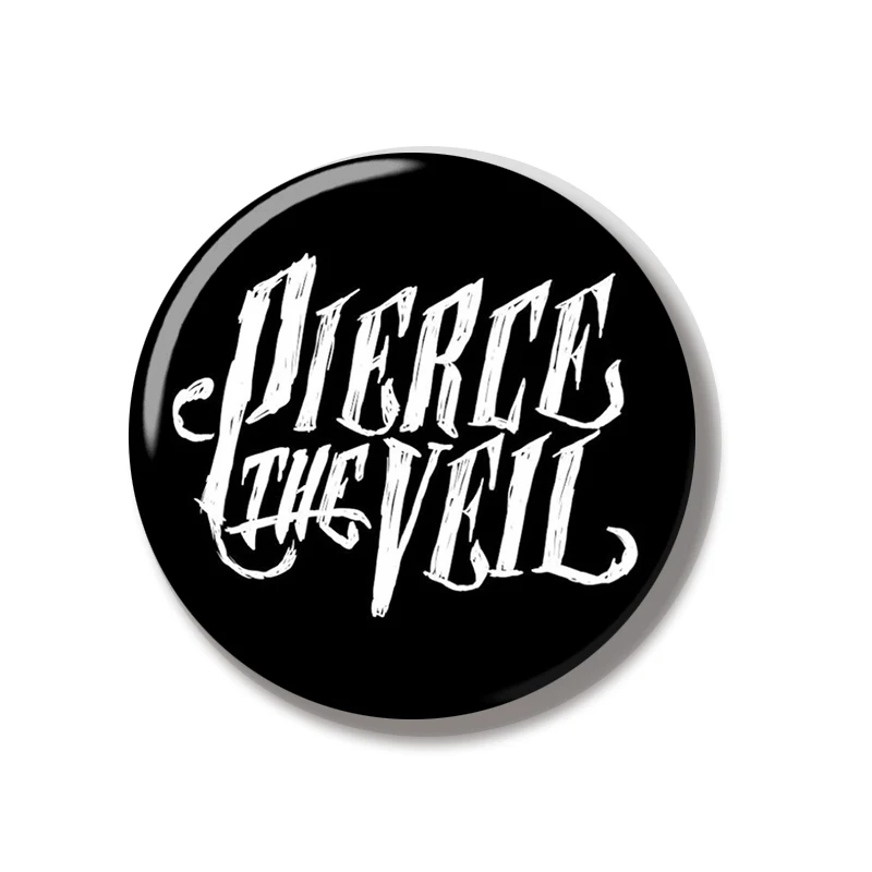 44MM Band Pierce Veils Music Album Pin Soft Button Jewelry Creative Badge Cartoon Brooch Lapel Pin Bag Backpack Hat Decoration