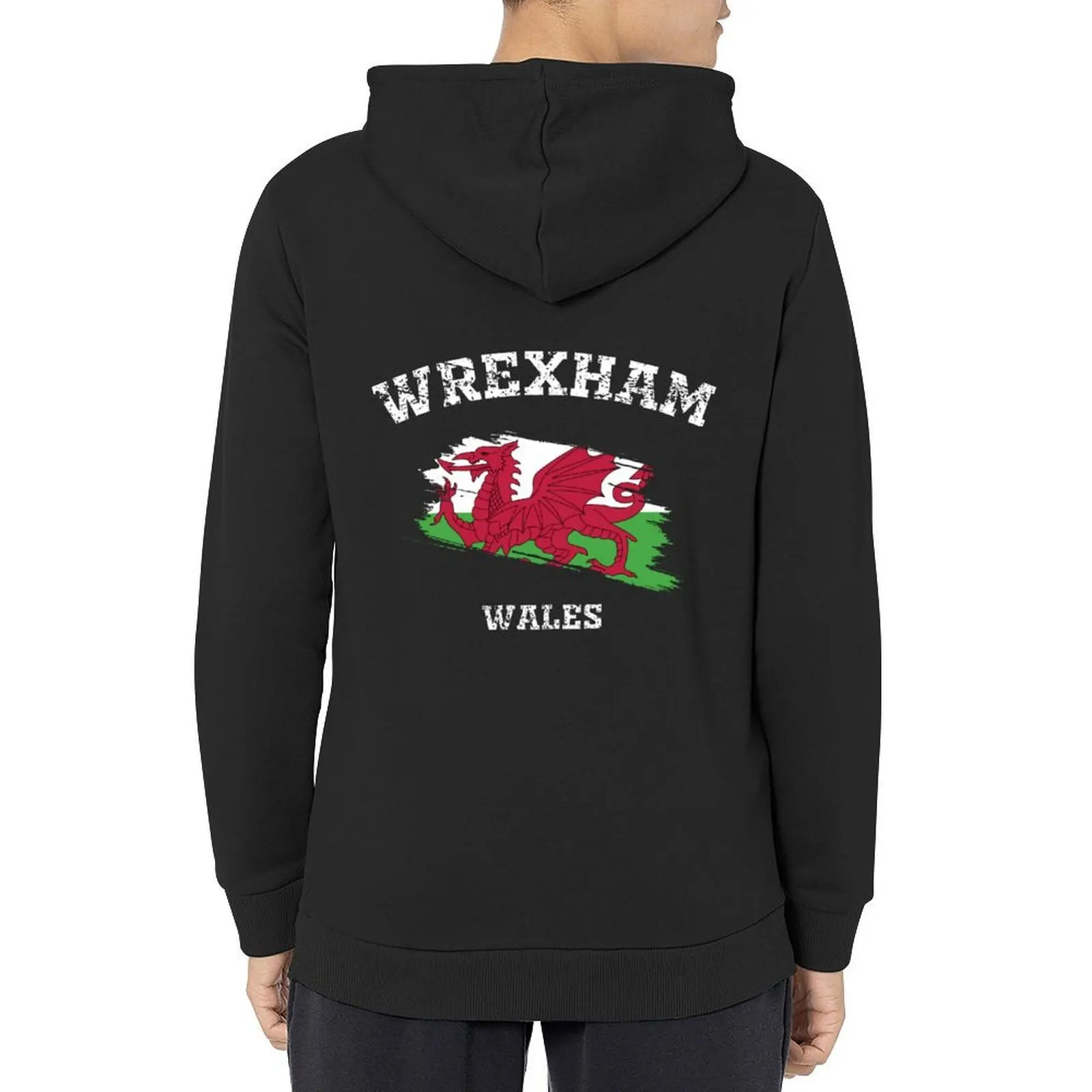 

Wrexham Wales Hoodie anime clothing men's sweat-shirt set mens clothing autumn jacket men anime hoodie