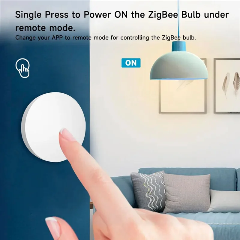 A25R-Tuya Zigbee Devices Button Scene Switch Intelligent Linkage Smart Switch Battery Powered Automation Work With Smart Life