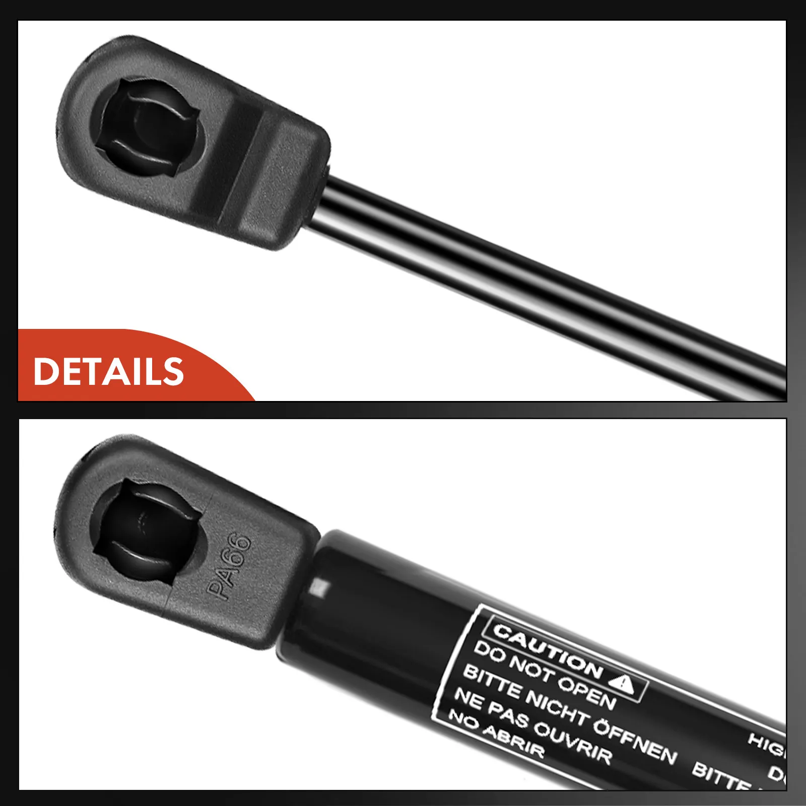 A-Premium 2Pcs Back Glass Lift Supports Shocks Struts for Ford Escape 2001-2007 Mercury Mariner 2005-2007