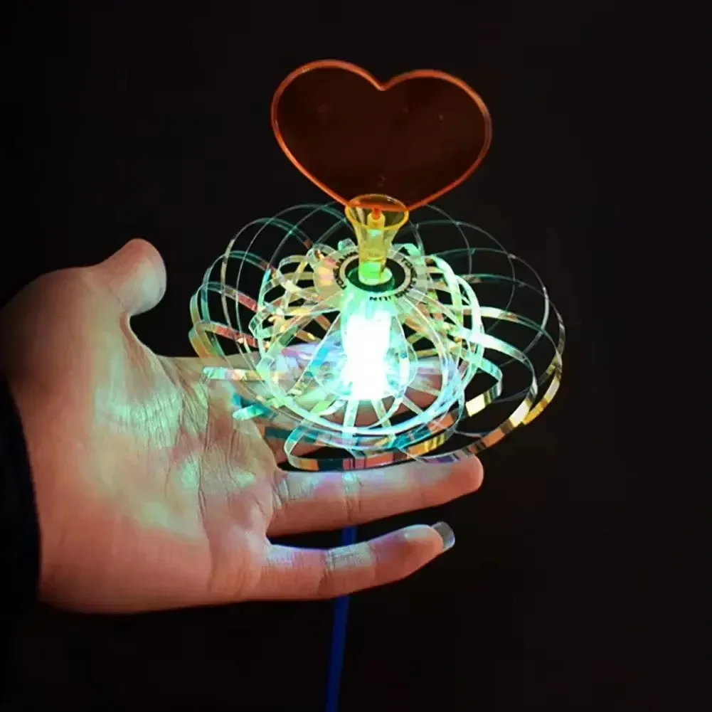 Rainbow Magic Stick Wand LED Bubble Flower Kleurrijk Shining Light Wand Stick Toy Speciale zaklamp Kinderen Lichtgevend speelgoed