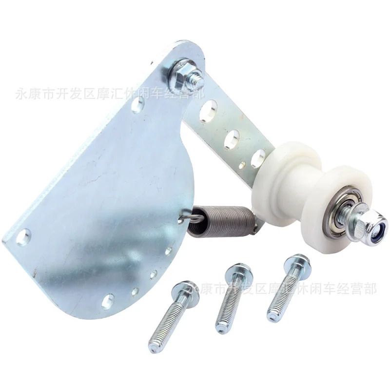 Electric Bicycle49cc 66cc 80ccChain Tensioner Spring Loaded Drive Guide Sprocket Silver