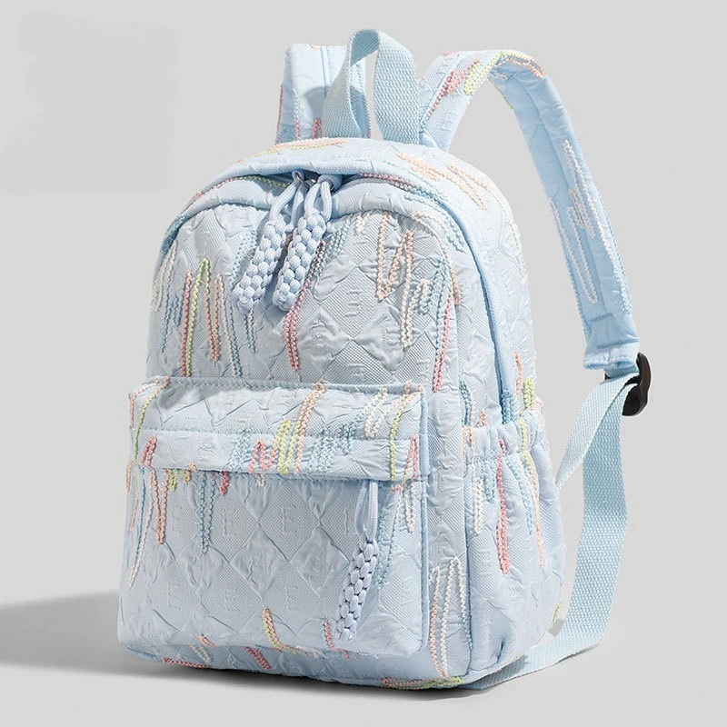 

2025 Korean Harajuku Daypack - Women's Minimalist Color block Campus Backpack, Small Casual Multi-Purpose School Bag