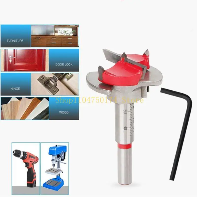 Hole 35mm Steel Boring Positioning Drill Bit Hole Woodworking Top Sale
