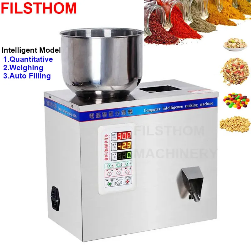 Auto Powder Granule Particle Grain Filling Machine For Rice Coffee Nuts Bean Seed Sugar Flour Spice Weighing Packing Machine