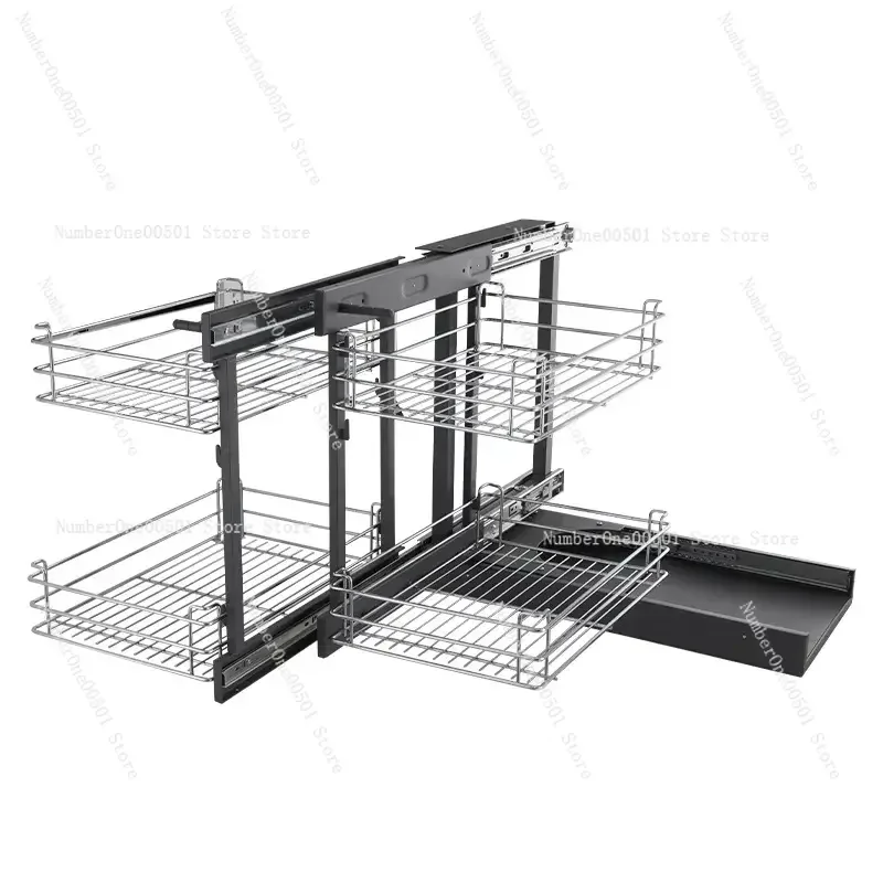 

Выдвижная угловая полка-органайзер для шкафа Magic Corner