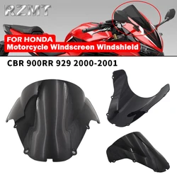 For Honda CBR900RR CBR 900RR 929 2000 2001 Windscreen Windshield Shielda Double Bubble Wind Deflector Motorcycle Accessories