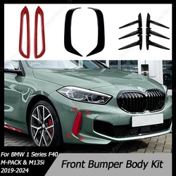 Parachoques delantero y trasero de coche, divisor de alerón, difusor, cuchillo de viento, embellecedor, Kits de carrocería de plástico para BMW serie 1 F40 M-PACK y M135i 2019-2024