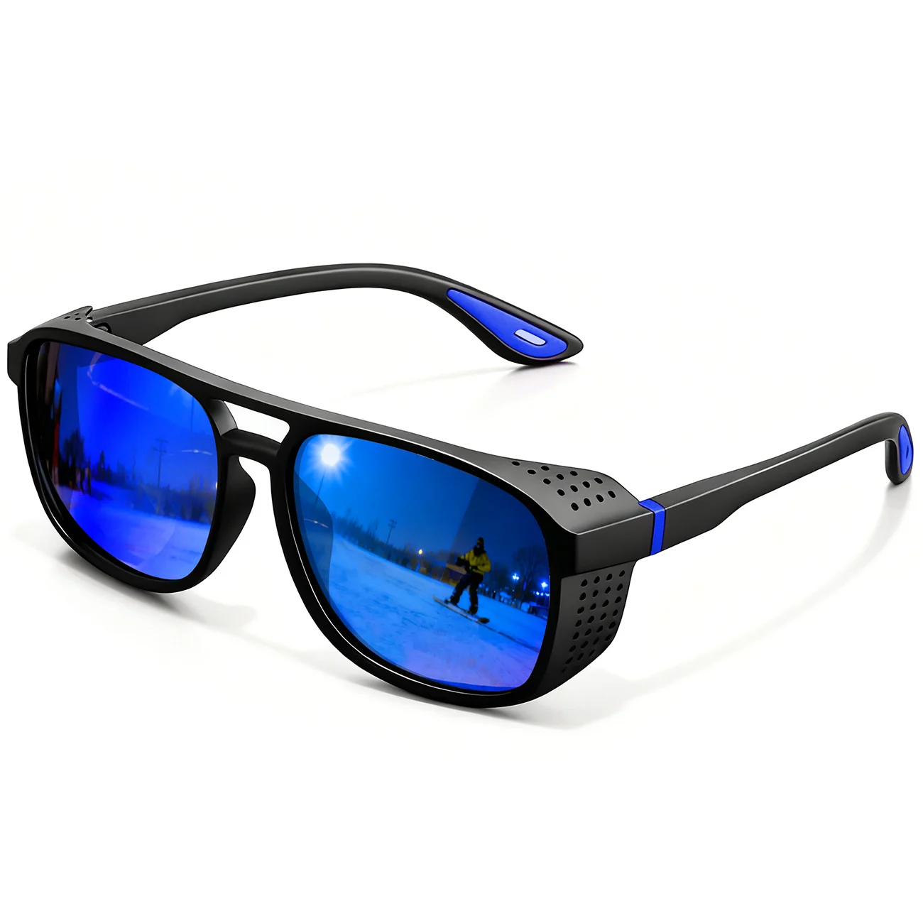 Polarisierte Sport-Sonnenbrille UV400 Fahrbrille Laufbrille für Männer und Frauen Professionelle Winddichte Outdoor UV400 Schutzbrille – Detail 10