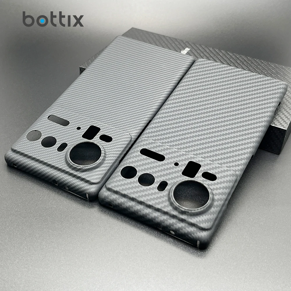 

bottix Carbon Fiber Case For ZTE nubia Z80 Ultra Cover Z80 U Light Weight Anti-Fingerprint Aramid Ultra Thin Back Skin Funda