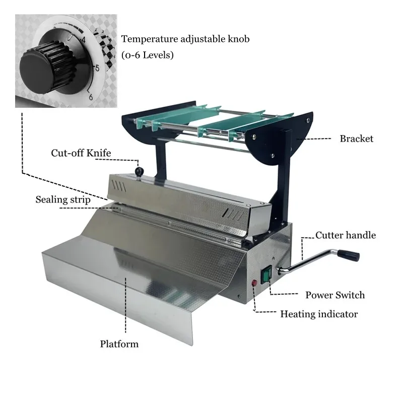 

300W Dental Sealing Machine for Sterilization Pouch Medical/ Hospital Package Sealer Equipment
