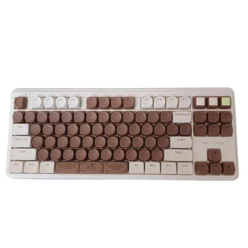 Bluetooth IKBC 87 keyboard and 2.4g Wireless Mechanical Keyboard TTC Switch GODIVA choc Keycap